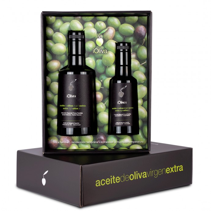 iOliva Gift Box - 750 ml. Extra Virgin Olive Oil