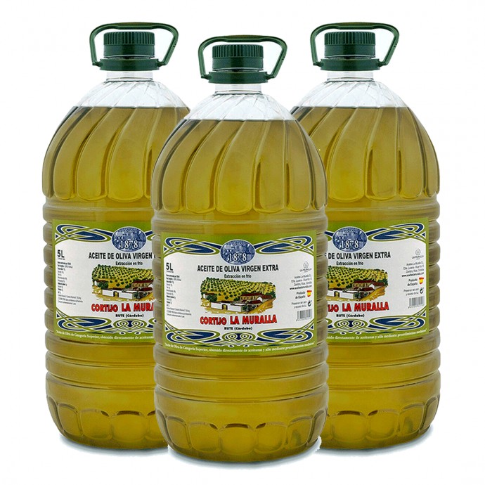 Extra virgin olive oil - Hojiblanca variety - 3 Carafes