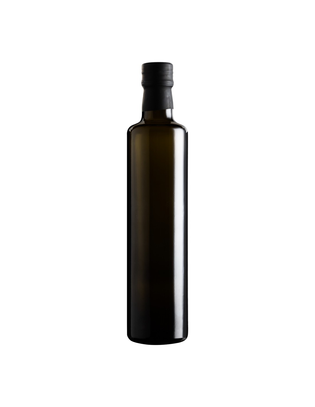 Botella de Aceite Personalizada Dórica Cristal Oscuro 500 ml