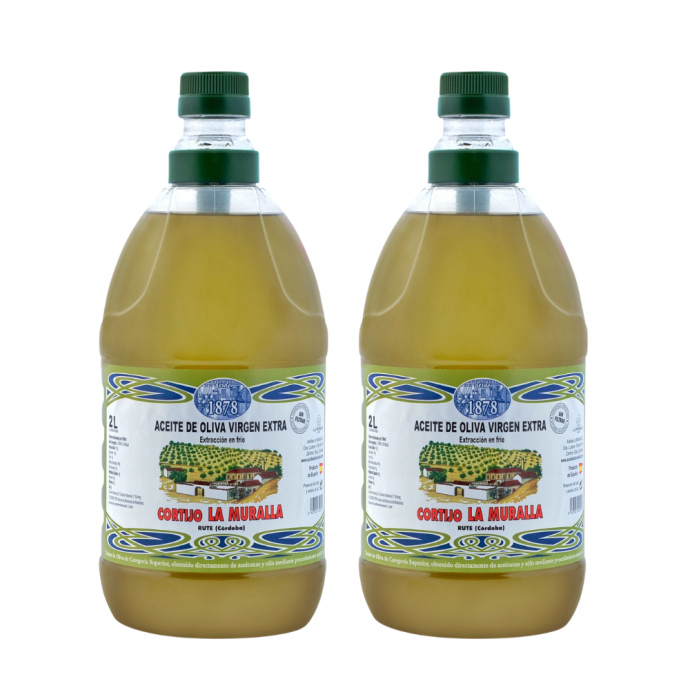 Aceite de oliva virgen extra - variedad arbequina - pack de 2 L